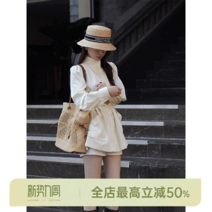 66.2%莱赛尔透气肌理感立领外套 巴黎画廊 邱莹莹HELA AOMI