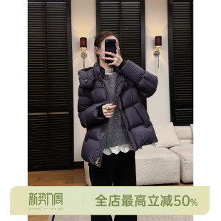 HELA 90白鹅绒短款 AOMI 鹅 精简泡芙羽绒服 经典 邱莹莹