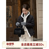 雪夜95鹅 邱莹莹HELA AOMI 可溯源三星95鹅绵羊毛100%羽绒服