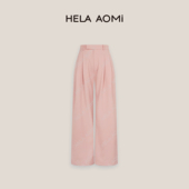 HELAAOMI 显瘦直筒裤 自在神裤 百搭休闲阔腿裤 时尚 邱莹莹