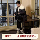 HELA AOMI 顶奢羊毛鹅 邱莹莹 90白鹅绒 山羊绒100%羽绒服