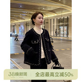 深海香颂 AOMI 绵羊毛100%软糯亲肤小香风皮草 HELA 邱莹莹