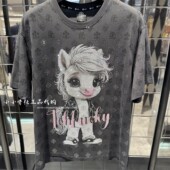 轻奢潮牌TCH专柜正品 T78B106068 T恤 2026春款 卡通小马烫钻短袖
