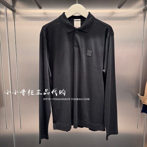 CKJeans刺绣POLO长袖T恤