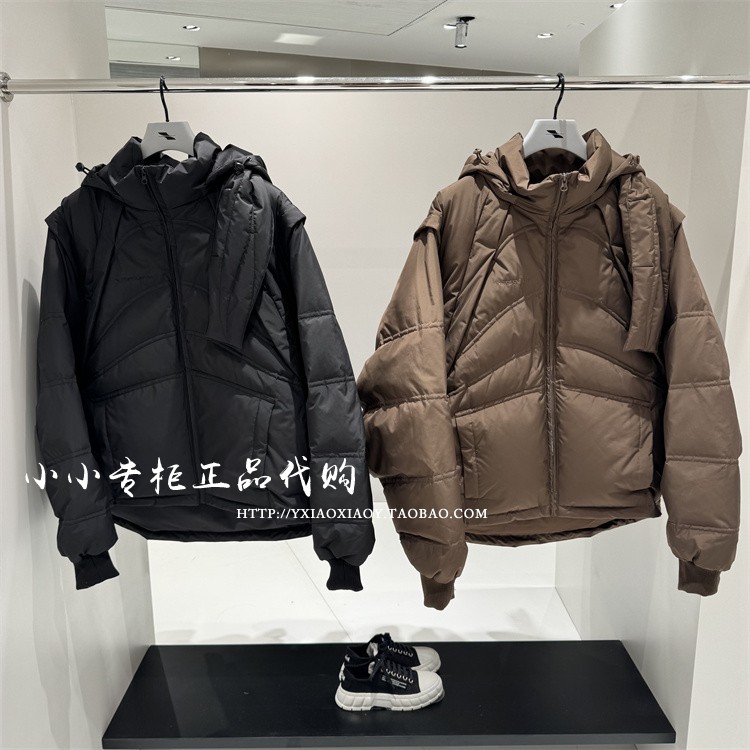 TOFOURTH可拆卸袖羽绒服