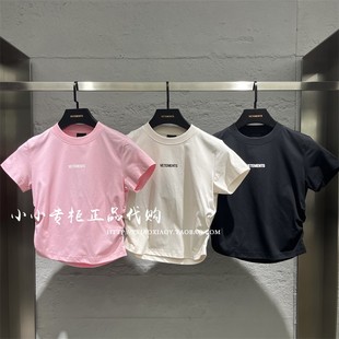 T恤 VETEMENTS维特萌专柜正品 短袖 女士简约短款 34152015 2024夏款