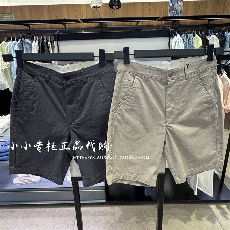 CK Jeans专柜正品 2025夏季新款男士经典通勤百搭梭织短裤4RB619G