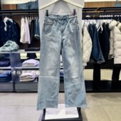 女士复古洗水阔腿牛仔裤 2026春夏新款 47F461G Jeans专柜正品