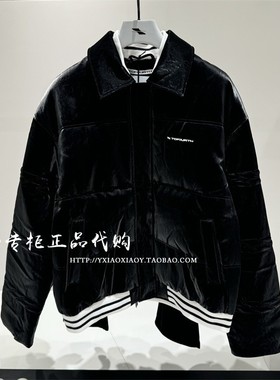 INXX专柜正品 2024冬款TOFOURTH男女皮质翻领羽绒服 TFE4150167