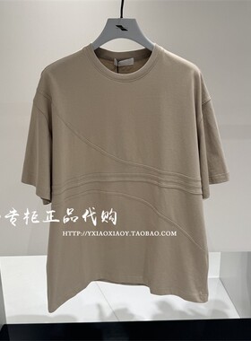 INXX专柜正品 2025夏款男女拼接简约休闲百搭短袖T恤 XWF2010357