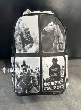 SPRAYGROUND照片大容量双肩包