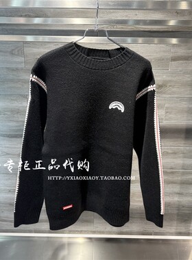 SprayGround鲨鱼专柜正品 2024冬款男女印花编织针织衫 W1040803