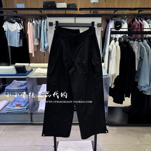 CK Jeans专柜正品 2025秋款女士高腰直筒工装运动休闲裤 44D616G