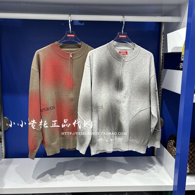 SPRAYGROUND刺绣晕染针织开衫