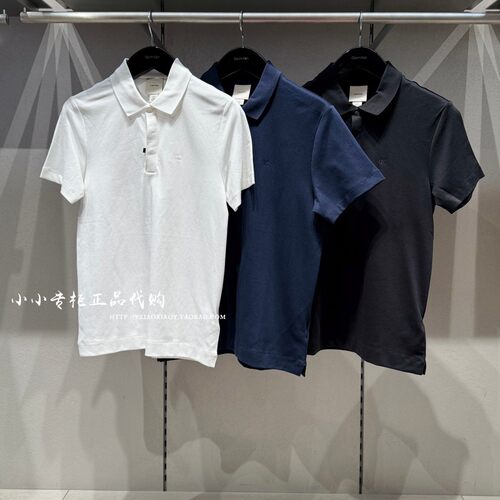 CKJeans纯棉POLO短袖T恤