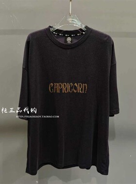 轻奢潮牌TCH专柜正品 2026夏季款字母烫钻短袖圆领T恤 T78B106027