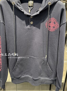 TCH轻奢潮牌专柜正品 2026春款巴洛克烫钻连帽卫衣 T78A126052