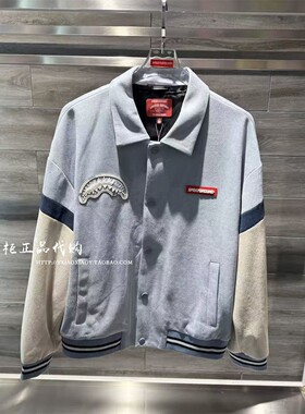 SprayGround鲨鱼嘴专柜正品 26新款男女简约时尚翻领夹克W1211123