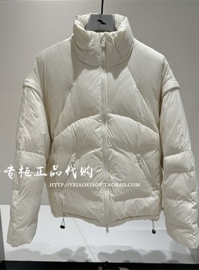 INXX专柜正品 2024冬款TOFOURTH可拆卸袖立领羽绒服 TFE4150164