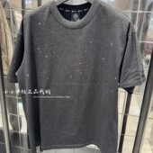 轻奢潮牌TCH专柜正品 T78B106063 T恤 2026春款 宽松圆领烫钻短袖