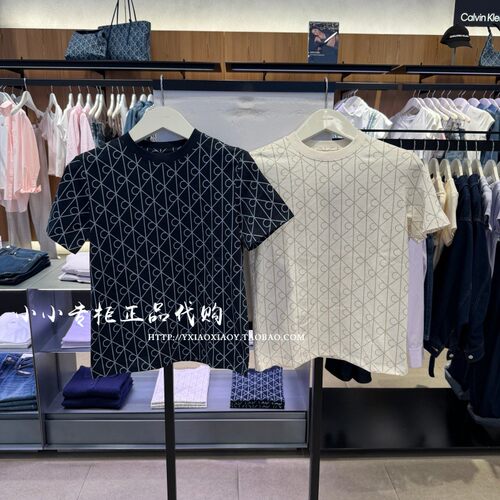 CKJeans满印显瘦短袖T恤