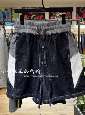 INXX STREET专柜正品 2023夏款男女拼色宽松牛仔短裤 TMD2240298