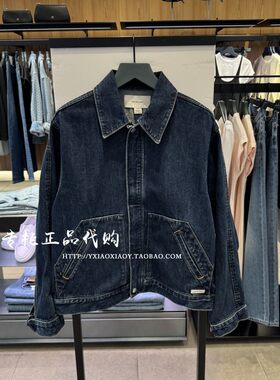 CKJeans复古工装风牛仔外套