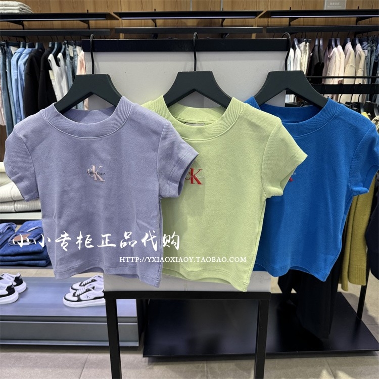 CKJeans25春夏新款女士短袖T恤