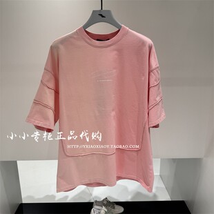短袖 INXX专柜正品 2025夏款 男女扎染刺绣拼接时尚 XBF2010048 T恤
