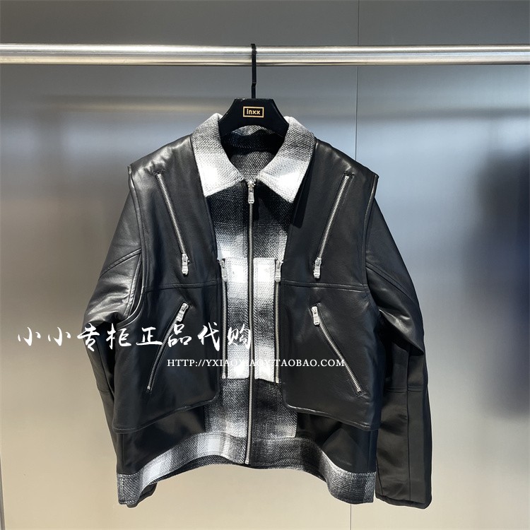 TOFOURTH拼接可拆卸双面穿外套