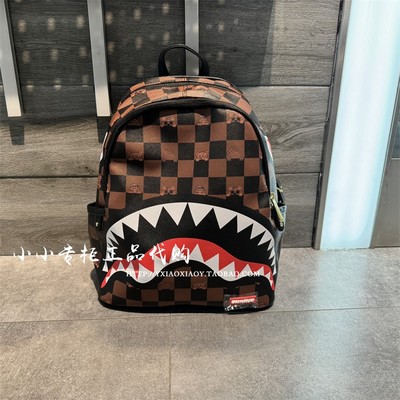 SPRAYGROUND棋盘格双肩包