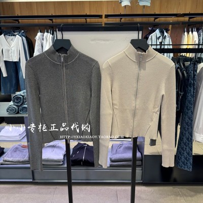 CKJeans正品25秋冬款女针织开衫