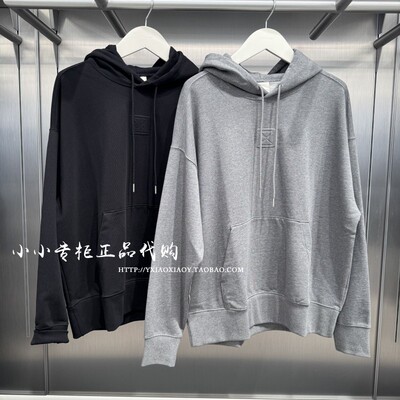 CKJeans老花刺绣连帽卫衣