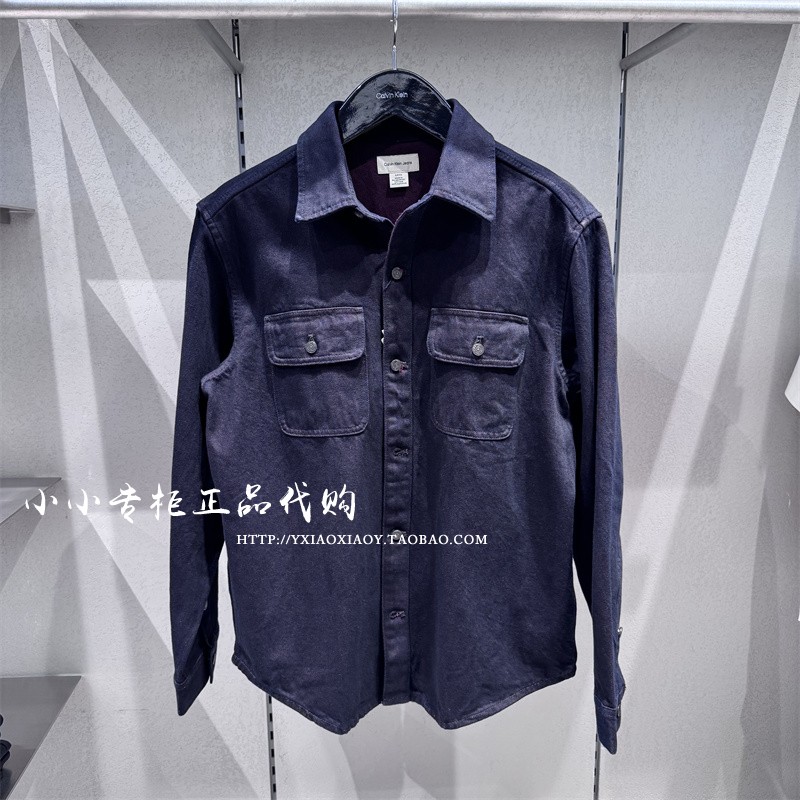 CKJeans正品25秋季新款男士衬衫