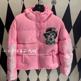 T75C19E9010 卡通烫钻连帽羽绒服 轻奢潮牌TCH专柜正品 2025冬款