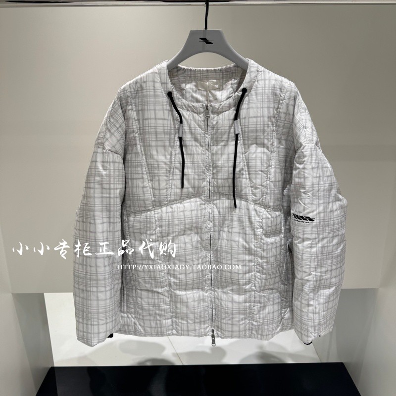 INXX中式格纹羽绒服男女