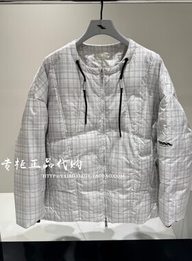 INXX中式格纹羽绒服男女