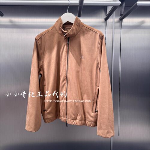 CKJeans刺绣立领夹克外套