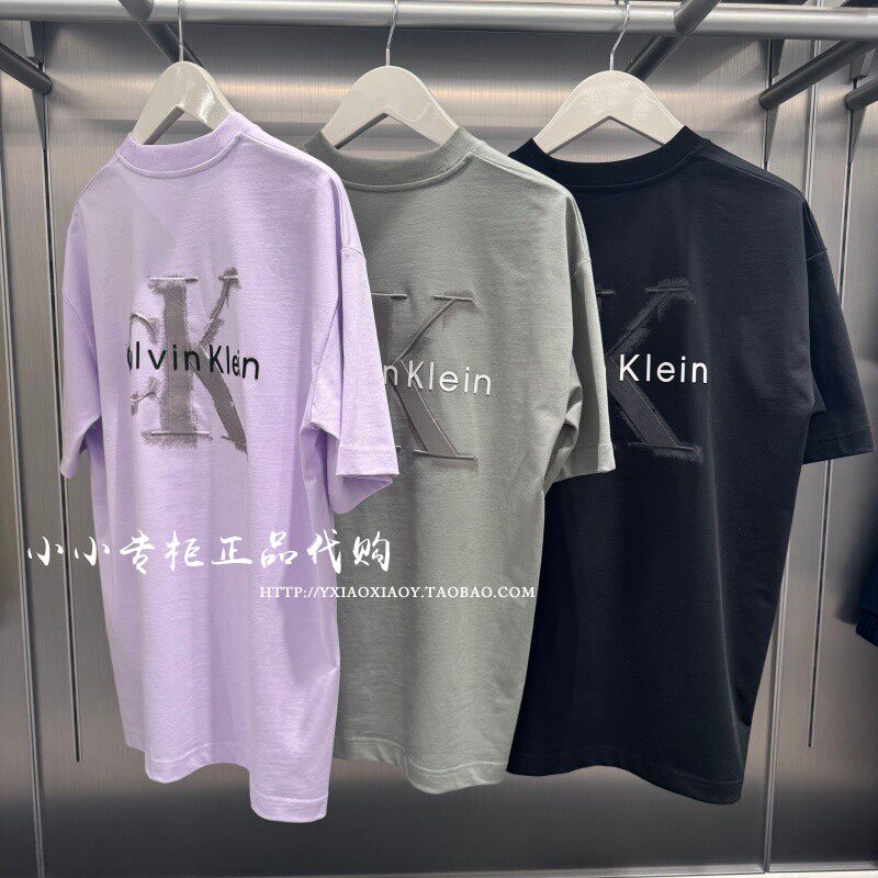 CK Jeans专柜正品 2026春夏新款男女潮流印花纯棉短袖T恤4RAB806