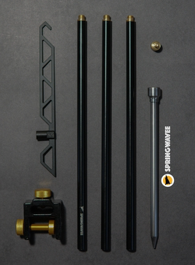 户外灯架露营小型便携式多功能轻量化铝合金照明灯营地灯杆灯架