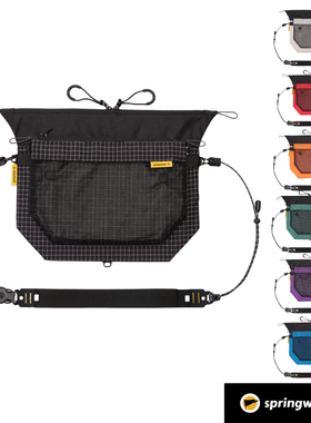 户外轻量化露营徒步斜挎子母包大力马混纺格子布 TARPMENT飞鸟包