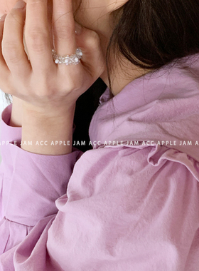 applejam韩国手工弹力串珠鱼线