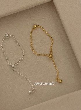 applejamchic超细925银圆珠链
