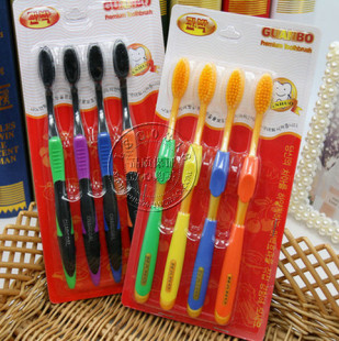 4支装 齿缝刷 家用装 韩国牙刷Nano软毛超细超软情侣学生党套装