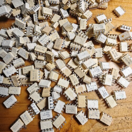 A7840 HCPL-7840 高精度电流传感隔离放大器 二手拆机件测试合格