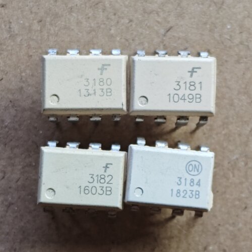 FOD3180 3181 3182 3184 光耦实物拍摄二手原字拆机件测试合格