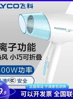 飞科电吹风机冷热风集风嘴家用负离子1600W护发吹风速干6223 6222