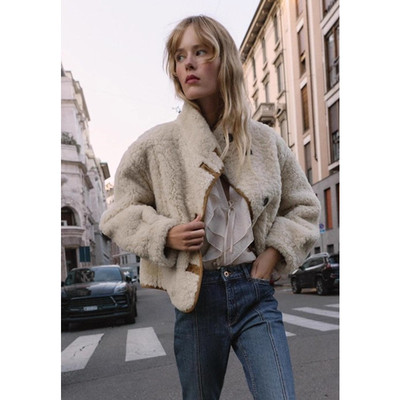 立领长袖两面穿夹克外套