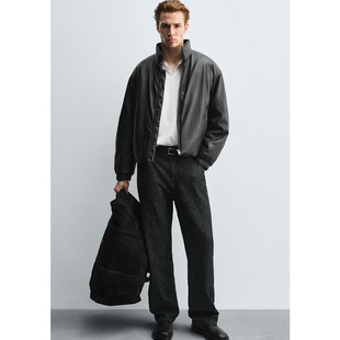 Z 秋冬新款 男装 宽松版型休闲立领仿皮棉服棉衣外套 0732303 800