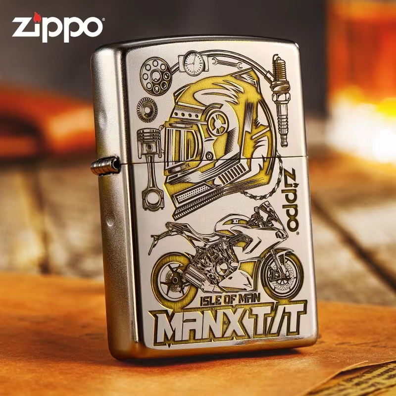 Zippo打火机官方正品深雕双面极速机车经典磨砂送礼男士煤油机 ZIPPO/瑞士军刀/眼镜 ZIPPO/芝宝 原图主图